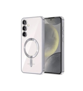 Durukar® Samsung Galaxy S23 Plus Kılıf Kross Magneticsafe Kapak - Gümüş