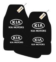 Kia Motors 5 Parça Oto Halı Paspas Takımı – Kaymaz, Su Geçirmez, Kolay Temizlenebilir Araba Paspası (Siyah)
