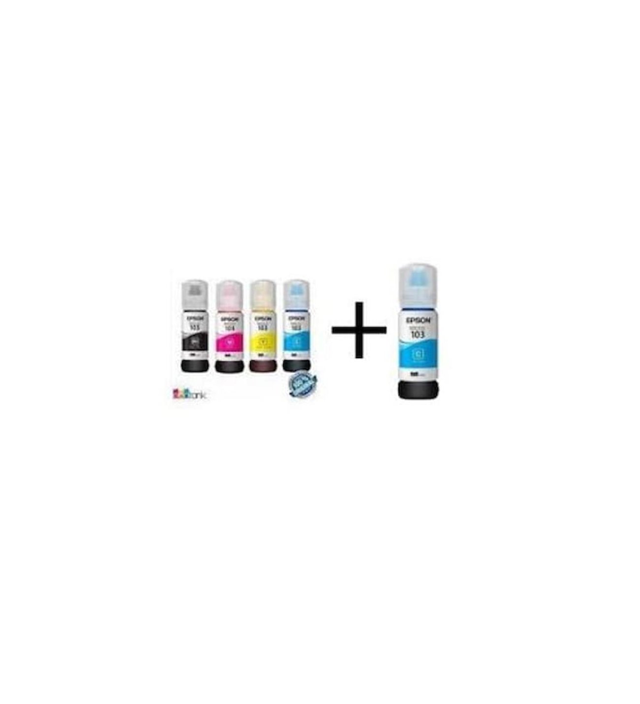 Epson 103 EcoTank L3266 4 Renk Orjinal Mürekkep Takımı + 1 Mavi Hediye