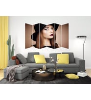 KADIN SAÇ MODELİ KUAFÖR MDF TABLO-1026 MODEL-B