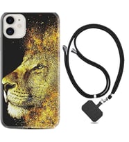 Apple iPhone 11 12 13 Mini Kılıf Boyun Askılı Silikon Leon 1323