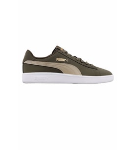 Puma Smash V2 Buck Erkek Günlük Spor Ayakkabı Haki 36516047 (Çok Renkli)