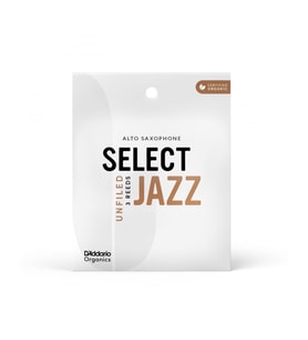 D\'Addario Woodwinds Organic Select Jazz Unfiled Alto Saksafon Kamışı (3 lü) No:2 Soft