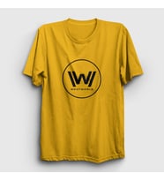 Presmono Unisex Sarı Logo Westworld T-Shirt 223278tt (Sarı)