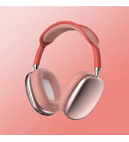 Kablosuz P9 Pro Max Hava Kulaklıkları Akıllı Gürültü Azaltma Bluetooth Tws Pembe Pembe