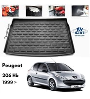 Peugeot 206 Bagaj Havuzu Paspası