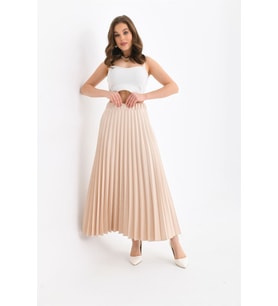 FTZ Women Kadın Pliseli Etek Taş 30390