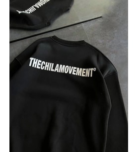 Kışlık Bisiklet Yaka Oversize Baskılı SweatShirt - Siyah