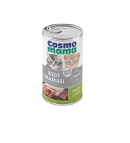 COSMO MAMAYAVRU KUZU ETLI KEDI KONSERVE MAMASI 24 ADET X 415 GR