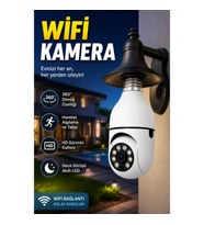 360 Derece Döner PTZ WiFi Akıllı Güvenlik Kamerası