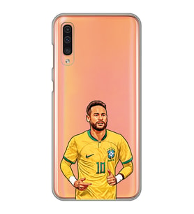 Samsung Galaxy A50 - A30S - A50S Uyumlu Neymar Da Silva Tasarımlı Şeffaf Telefon Kılıfı
