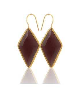 Kadir Jewellery 22 Ayar Altın Kaplama Vintage Küpe -El İşçiliği Ve Hipoalerjenik Küpe