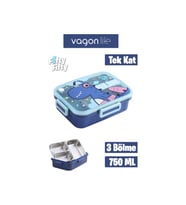 Sevimli Dostlar 3 Bölmeli 750ml Paslanmaz Çelik Sefer Tası