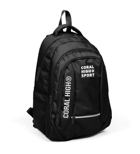 CORAL HIGH 23452 SPORT SİYAH DÖRT BÖLMELİ SIRT ÇANTASI