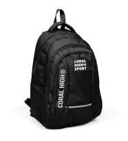 CORAL HIGH 23452 SPORT SİYAH DÖRT BÖLMELİ SIRT ÇANTASI