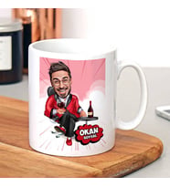 Kişiye Özel Ehli Keyf Karikatürlü Kupa Bardak