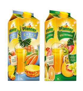 Pfanner 2 lt C+D+A Ananas-Carota ve Multivitamin Meyve Suyu 2 li Paket