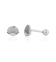 Kirpik Gümüş Piercing (Beyaz - Altın Rengi)