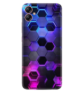 Samsung Galaxy A05 Kılıf Resimli Desenli Silikon Platinium Series Petekler 1889