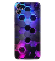 Samsung Galaxy A05 Kılıf Resimli Desenli Silikon Platinium Series Petekler 1889