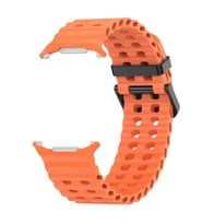 Microsonic Samsung Galaxy Watch Ultra Kordon Flexi Sport Turuncu (Turuncu)