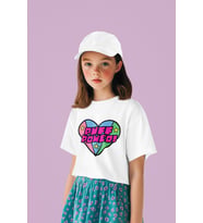 Puff Power Yazılı Power Puff Girls Baskılı Unisex Çizgi Film Çocuk Tişört (1-12 Yaş)