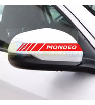Ford Mondeo Yan Dikiz Ayna Şerit Oto Sticker Etiket Yapıştırma Çıkartma 3 Çift ( 20 X 2 Cm Ölçü )
