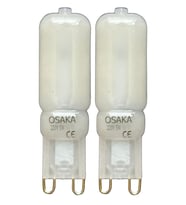 (2 Adet) Osaka Buzlu 5W Beyaz Işık (6500K) G9 Duylu Led Kapsül Ampul