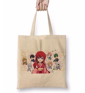 Akatsuki no Yona Seinen Naruto One Piece Death Note Bez Çanta Uzun Saplı
