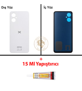 Omix Yapıştırıcı Omix X3 Beyaz Yapıştırıcı B-7000 Yapıştırıcı Arka Kapak Arka Cam Batarya Kapağı Lazer Kesim Kapak Pil Kapağı Back Cover