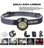 7 Mod Şarjlı Kafa Ve Kamp Lambası