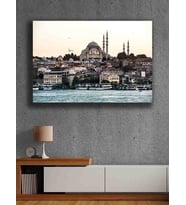 Koç stüdyo Modern tasarım kanvas tablo 50x70 (Çok Renkli)