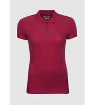 Tommy Hilfiger Kadın Polo Yaka Tişört WW0WW23706 D007129 - BORDO 