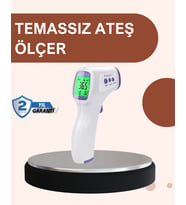 Temassız Dijital Ateş Ölçer Büyük Ekranlı Hızlı Okuma