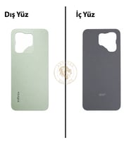Infinix Hot 50İ Yeşil Uyumlu Arka Kapak Arka Cam Batarya Pil Kapağı Lazer Kesim Back Cover