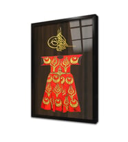 Osmanlı Kaftan Çerçeveli Cam Tablo