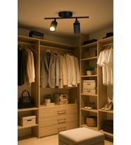 Şık Siyah Modern Spot Aydınlatma Seti, Cafe, Mutfak, Banyo İçin