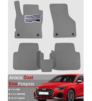 AUDİ A3 HATCHBACK (2020-2025) Uyumlu EVA Paspas Tam Set–Araca Özel,Su Geçirmez,Kolay Montaj