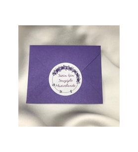Sizin Için Sevgiyle Hazırlandı Etiket Mat Etiket 4 Cm (240 Adet)