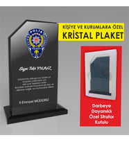 Kişiye ve Kurumlara Özel Kristal Plaket - Darbeye Dayanıklı Strafor Kutu İle Gönderilecektir