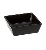 Lexroo Altair 14 Seramik Kedi ve Köpek Mama Kabı, 14 x 14 x 5 cm, 0,5 L, Siyah