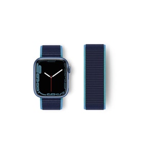 Watch 38Mm Hasırlı Cırtcırtlı Kordon - Mi-Lacivert