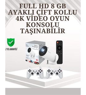 Taşınabilir Çok Fonksiyonlu Projeksiyon – Oyun, Sunum, Netflix Ve Eğitim İçin