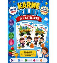 Ata Okul Öncesi ve İlkokullar İçin Karne Kılıfı (Gelişim Dosyasına Uygun) Ürün Kodu:181 (5 Adet)