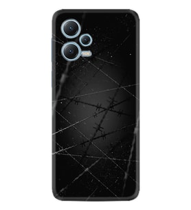 Xiaomi Redmi Note 12 5g Kılıf Silikon Desen Özel Seri Dikenli Tel 1779