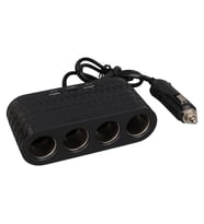 Ayt Olesson 1654 12-24V 4Lü Çift Usb Type-C 120W 80Cm Kablolu Araç Oto Tır Çakmak Çoklayıcı Çakmaklık Çoğaltıcı