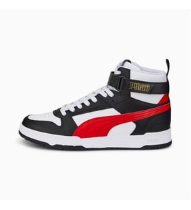Puma RBD Game - Erkek White-Red-Black Bilekli Spor Ayakkabı - 385839 05