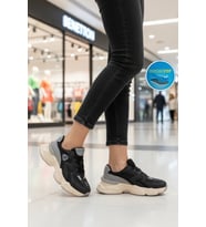 United Colors Of Benetton Bej Haki Memory Foam Kadın Spor Ayakkabı BN-11121 G