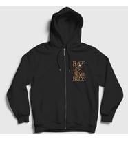 Presmono Unisex Siyah Mask Black Veil Brides Fermuarlı Kapüşonlu Sweatshirt 18993tt