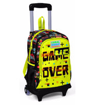 Coral High Game Over Baskılı Işıklı Tekerlekli Çekçek Okul Çantası - Erkek Çocuk